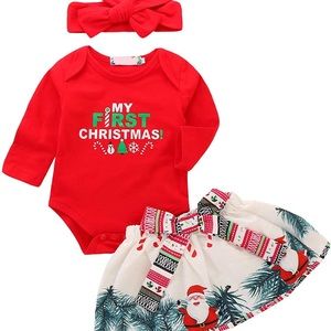 My First Christmas girl outfit
